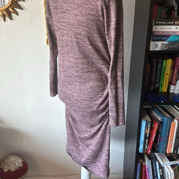 Hello Miz Size Small Cowl Neck Sweater dress long sleeve fitted - Picture 6 of 6